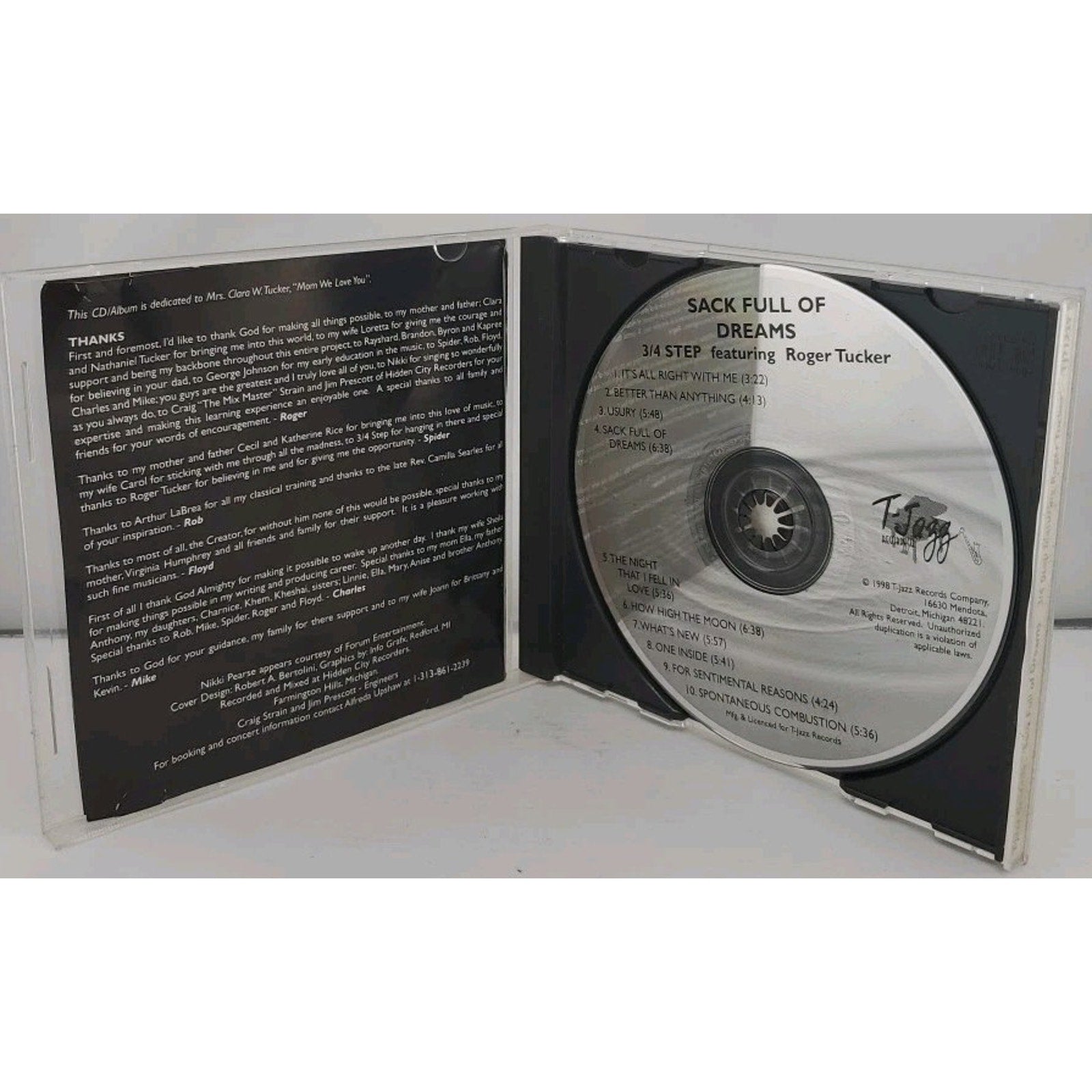 Sack Full Of Dreams By 3/4 Step Featuring Roger Tucker (CD)