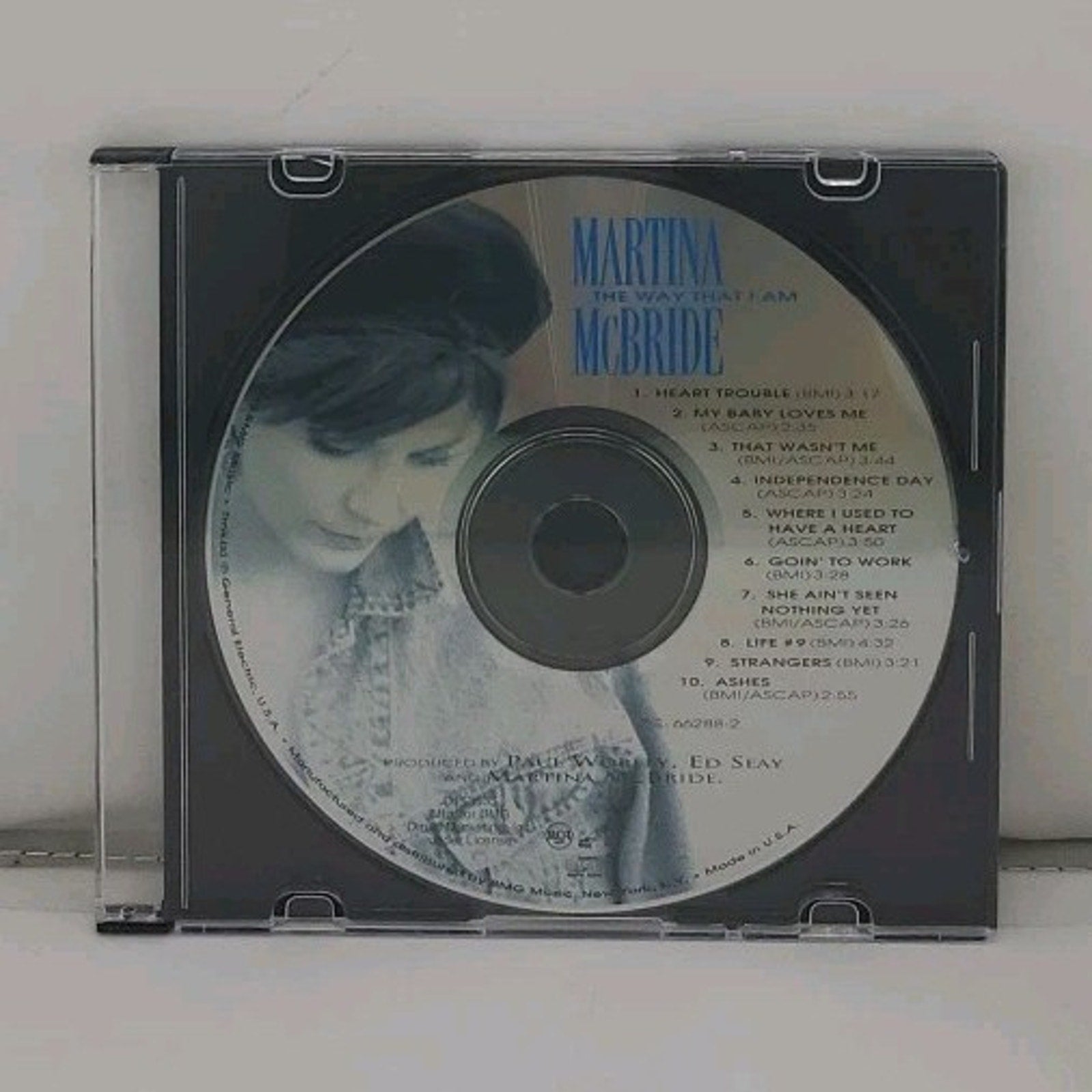 The Way That I Am by Martina McBride (CD, Sep-1993, RCA) *Disc Only*