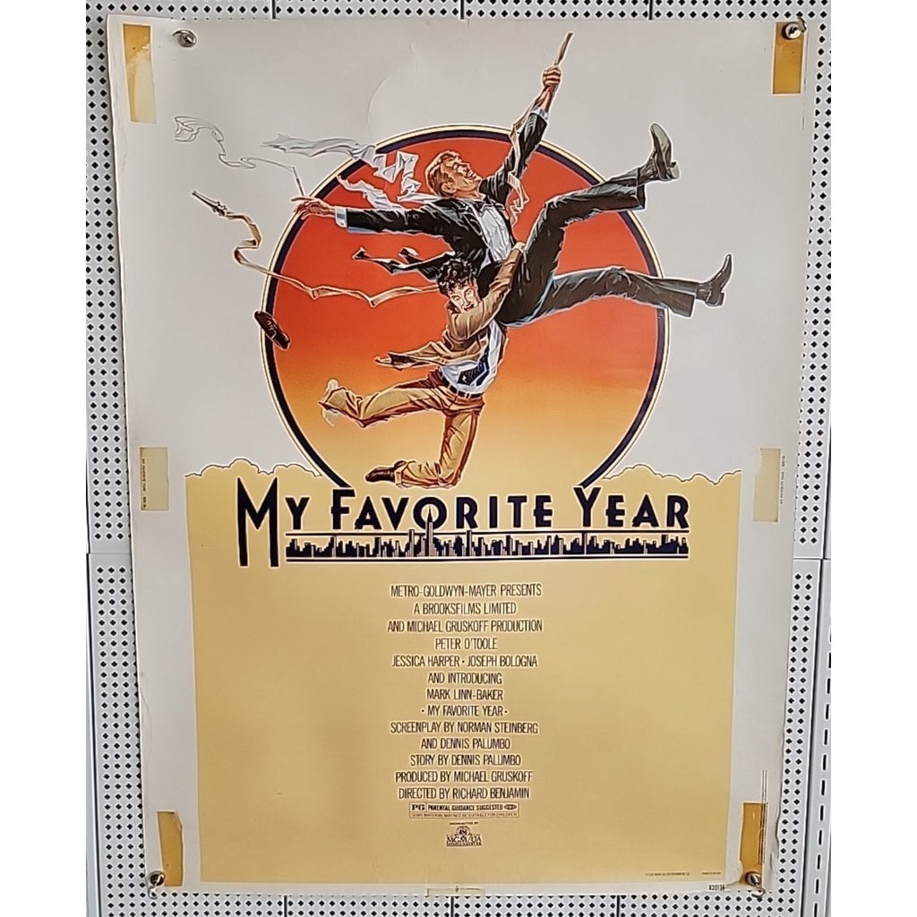 My Favorite Year Original Movie poster 27" x 41" 1982 One Sheet