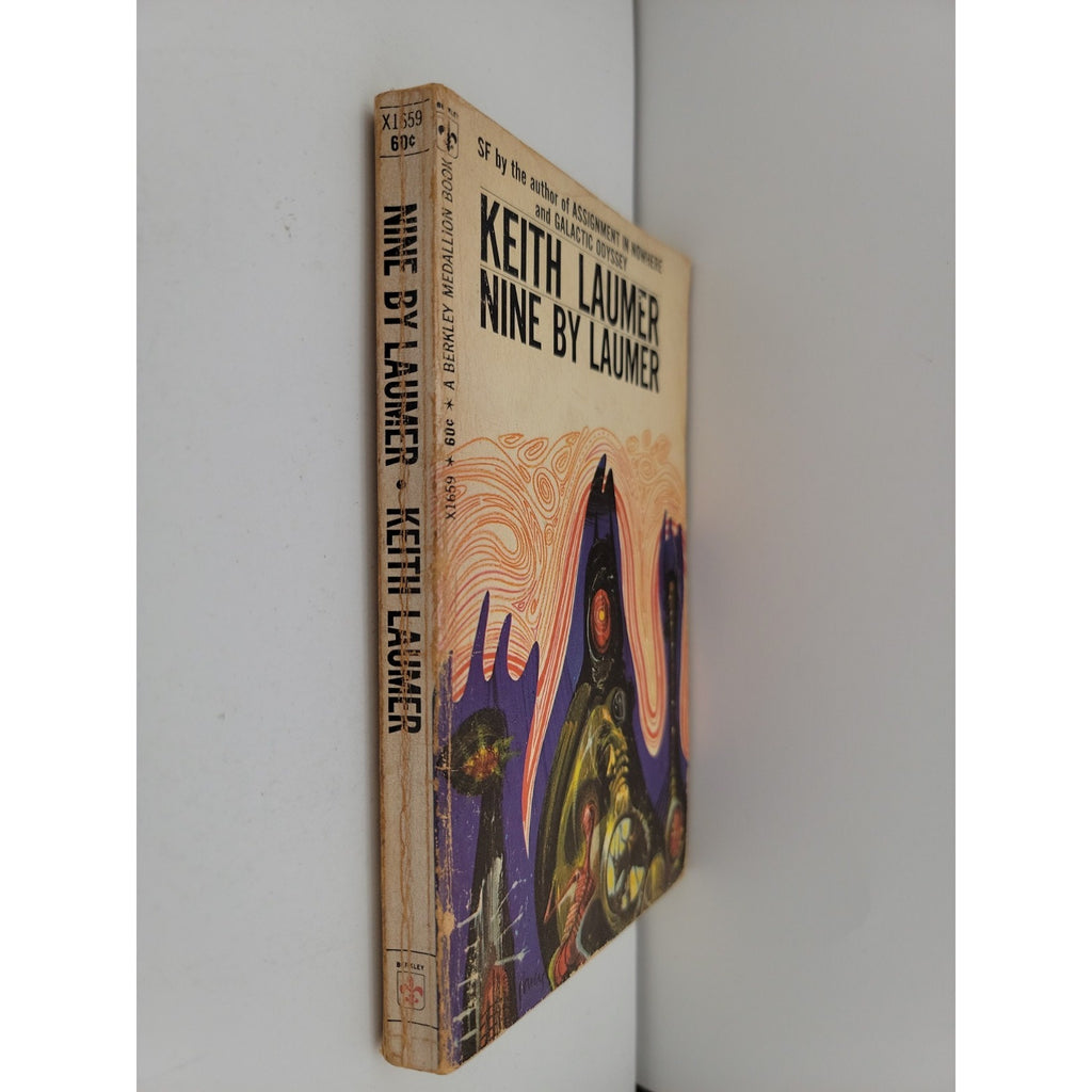 Nine by Laumer Keith Laumer 1969 Berkley Medallion Edition Science Fiction SF PB