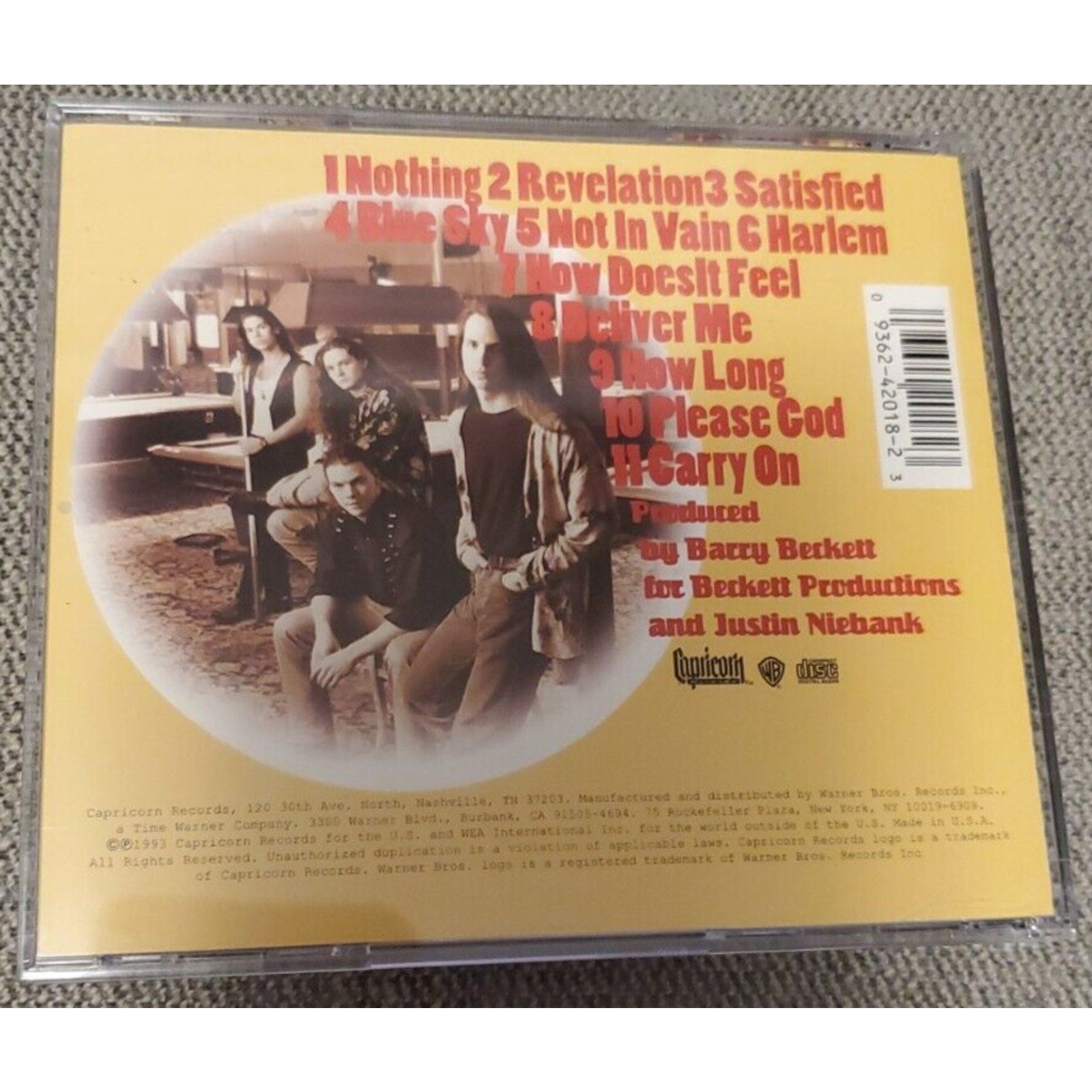 Ian Moore (1993 Capricorn Records) (CD)