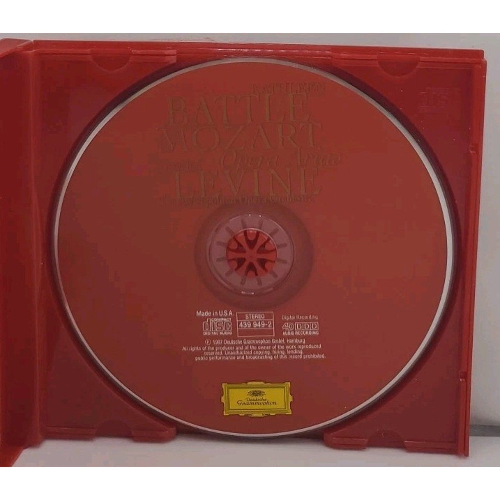 Opera Arias by Battle, Kathleen / Levine, James / Met Opera Orch (CD, 1997)