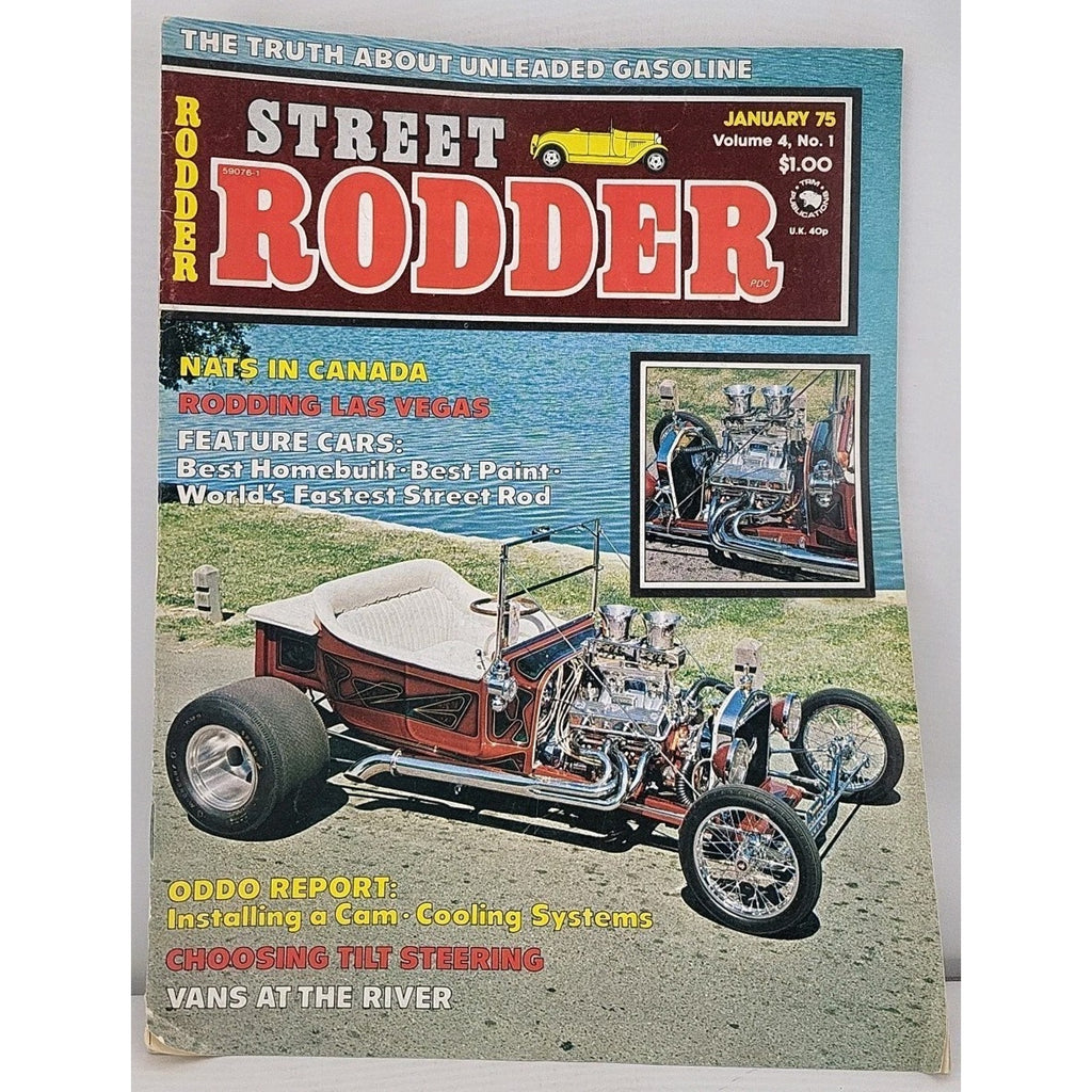 Street Rodder Magazine January 1975 Volume 4 No. 1