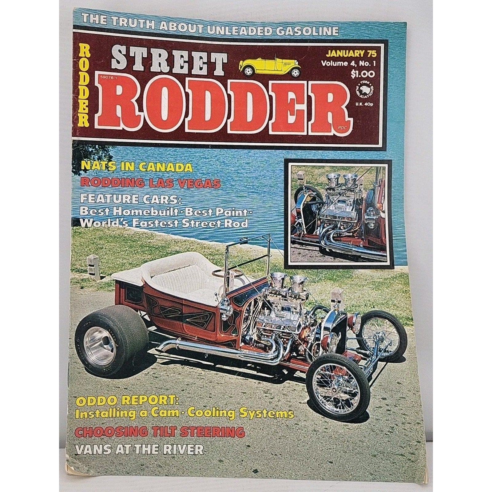 Street Rodder Magazine January 1975 Volume 4 No. 1