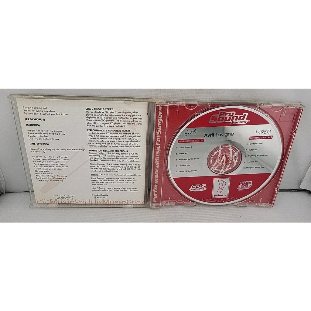 PRO Sound POP/Rock Sing Avril Lavigne CDG Karaoke