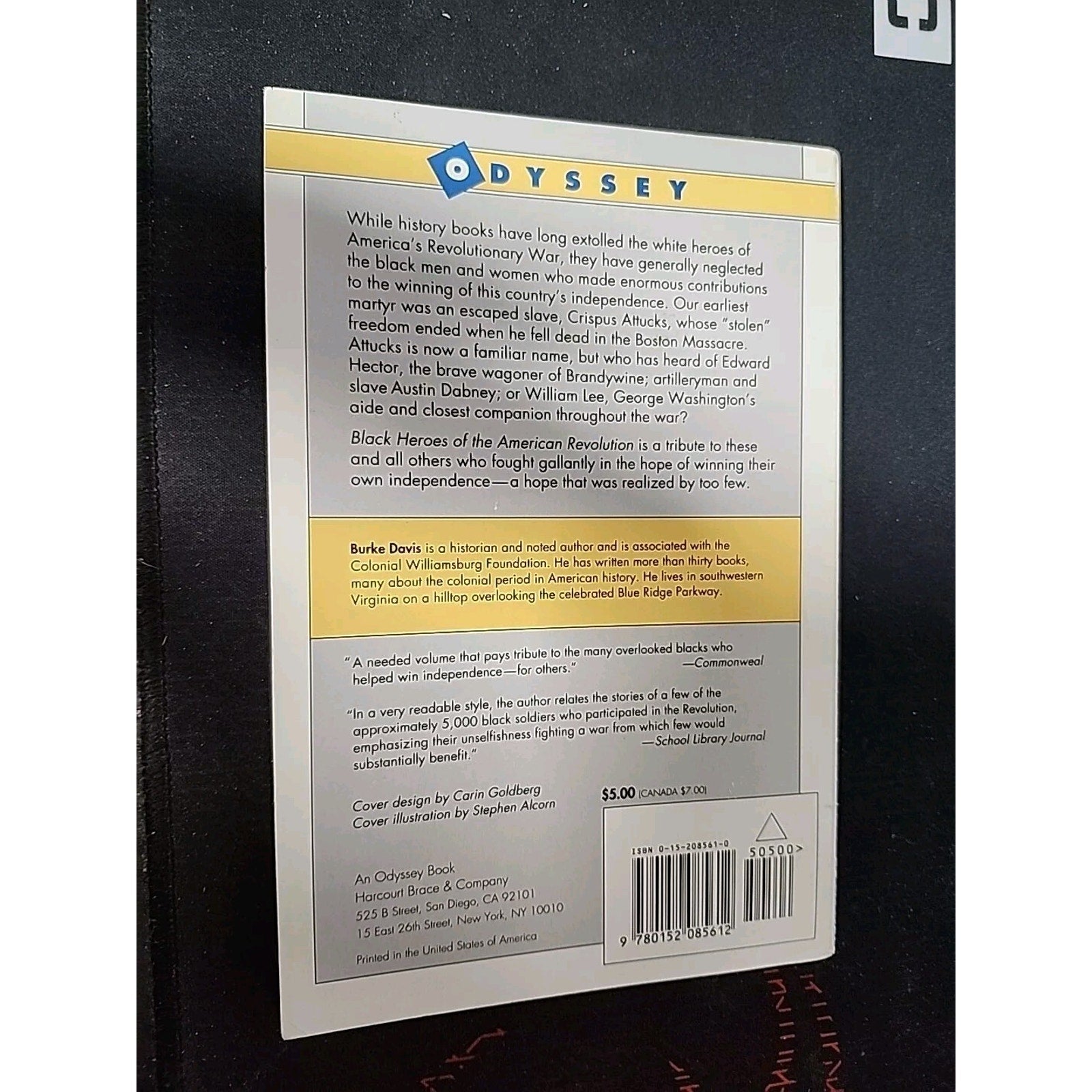 Black Heroes of the American Revolution by Burke Davis (1992, Trade Paperback)