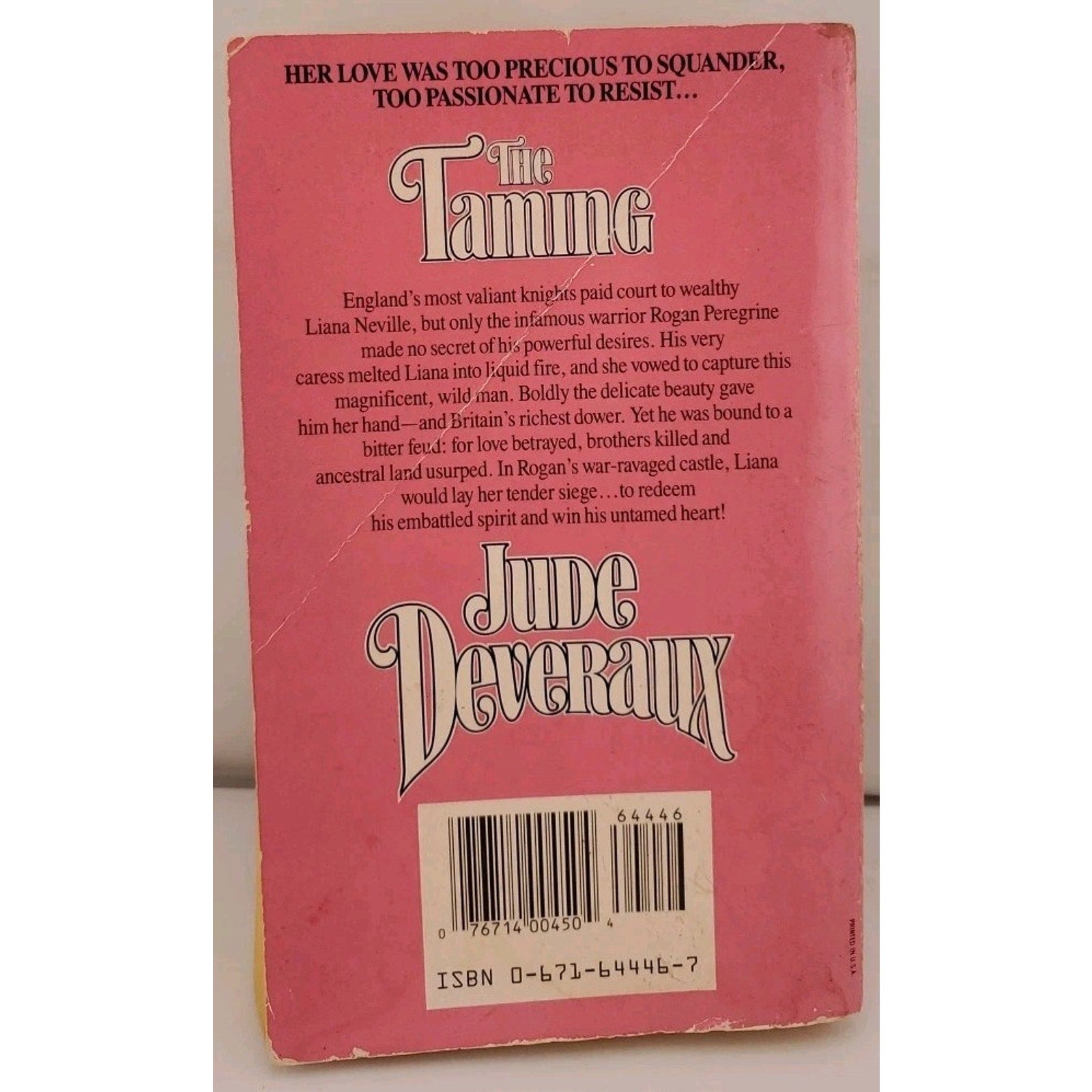 Taming by Jude Deveraux (1991, Mass Market)