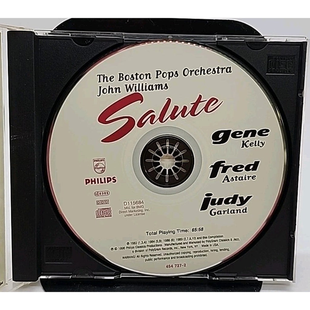 The Salute Gene Kelly, Fred Astair, Judy Garland by Boston Pops Orchestra (CD)