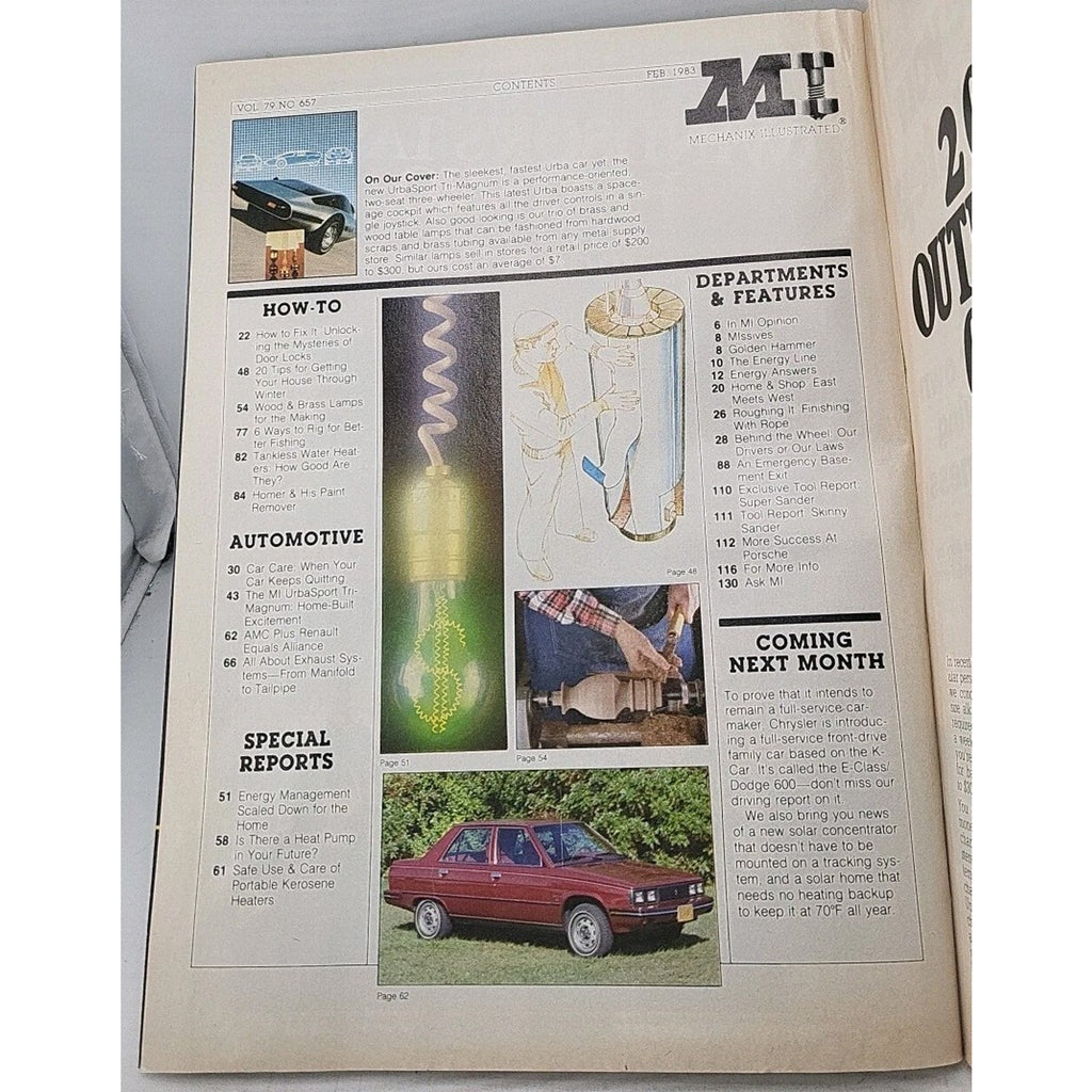 Mechanix Illustrated Magazine - February 1983 - Vol. 79 No. 657