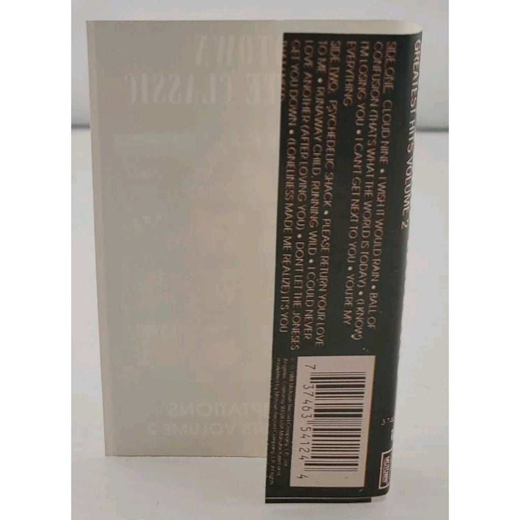 The Temptations Greatest Hits Volume 2 Rock Album Cassette