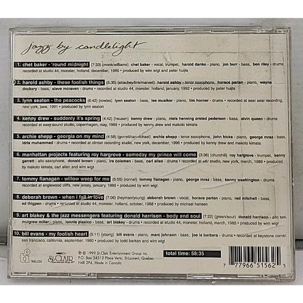 Jazz by Candlelight by Various (CD, 1999)
