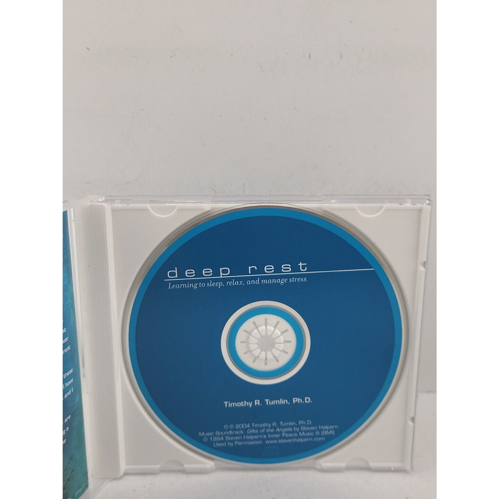 Deep Rest - Learning To Sleep, Relax, And Mansge Stress - Timothy R. Tumlin - CD