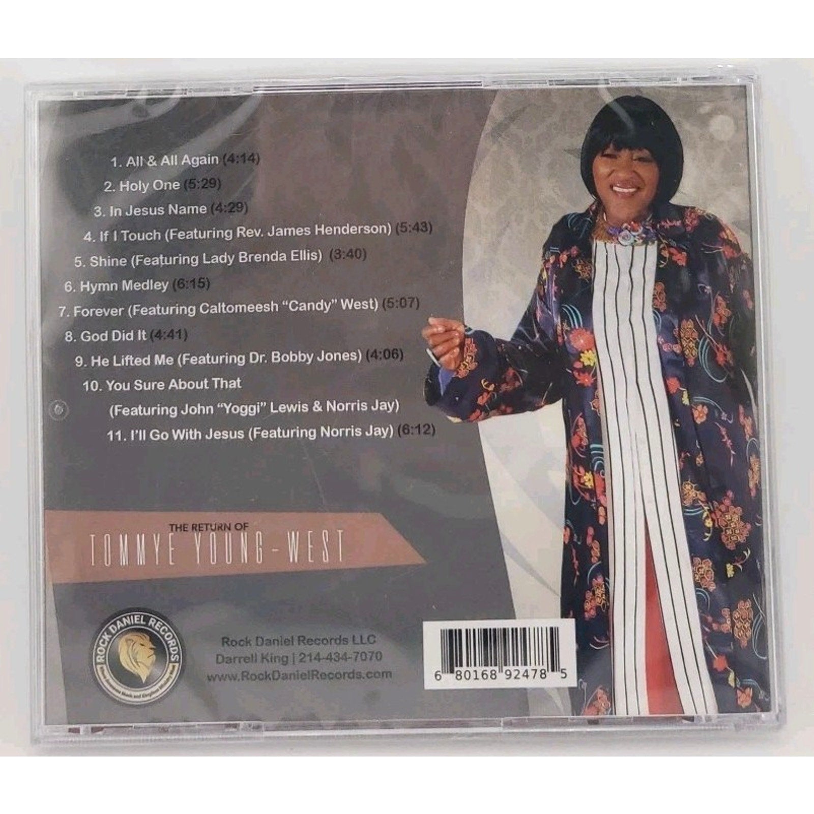 The Return Of Tommye Young-West (CD) *Brand New*