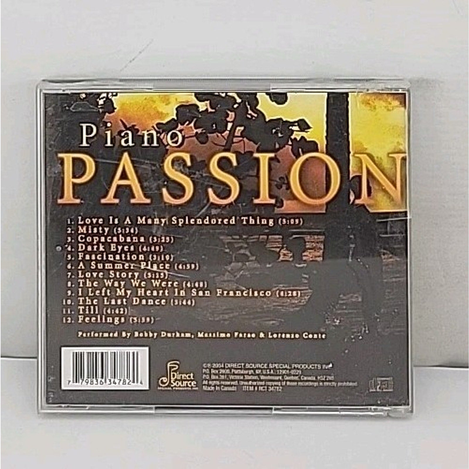 Piano Passion CD Album Love Is a Many Splendored Thing Copacabana