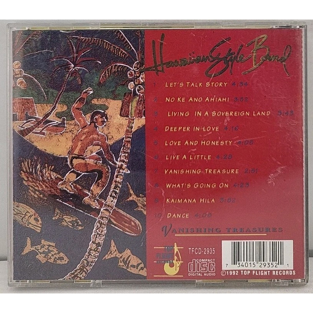Hawaiian Style Band Vanishing Treasures Music Audio Hawaii Reggae Folk Rock CD