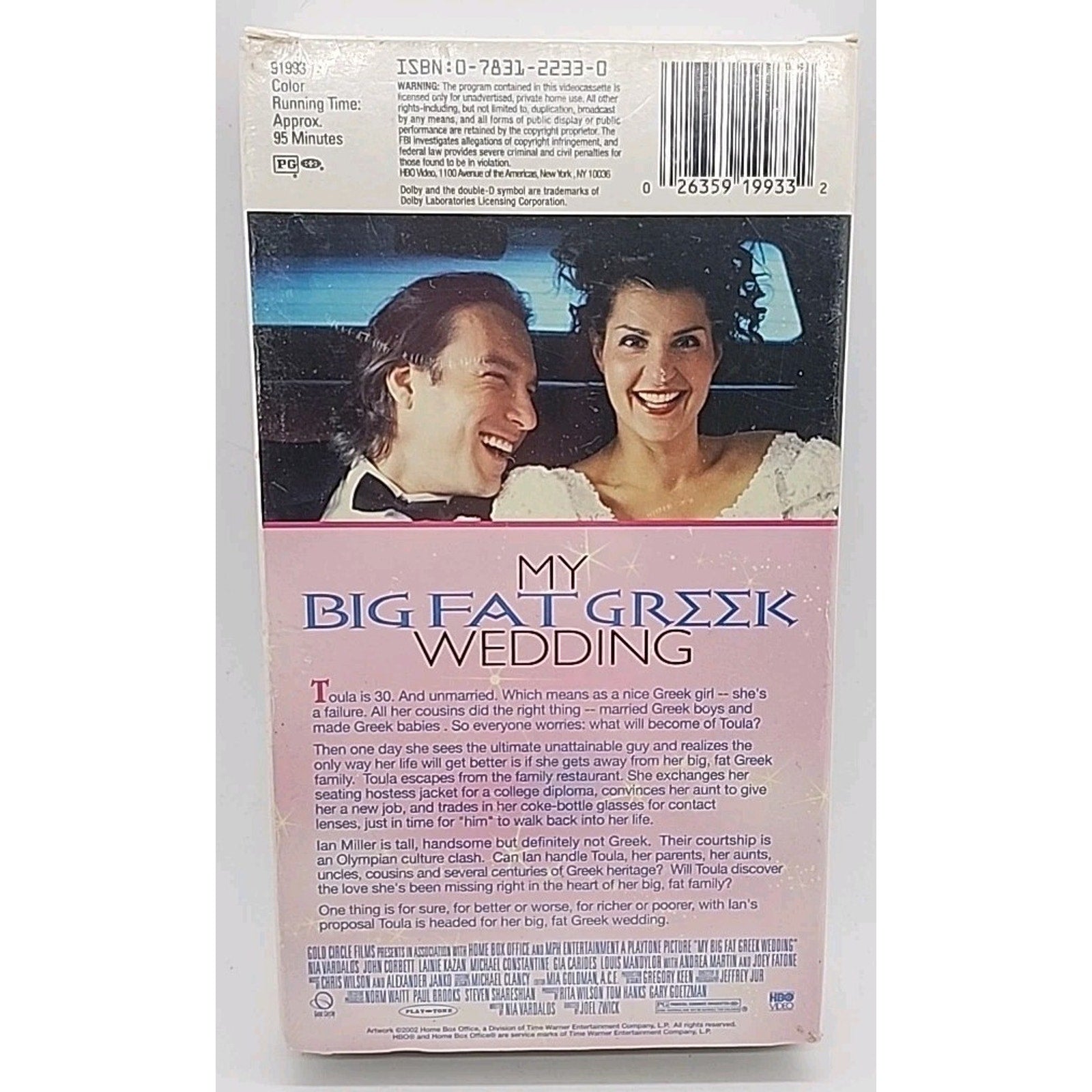 My Big Fat Greek Wedding (VHS, 2003) *Brand New*
