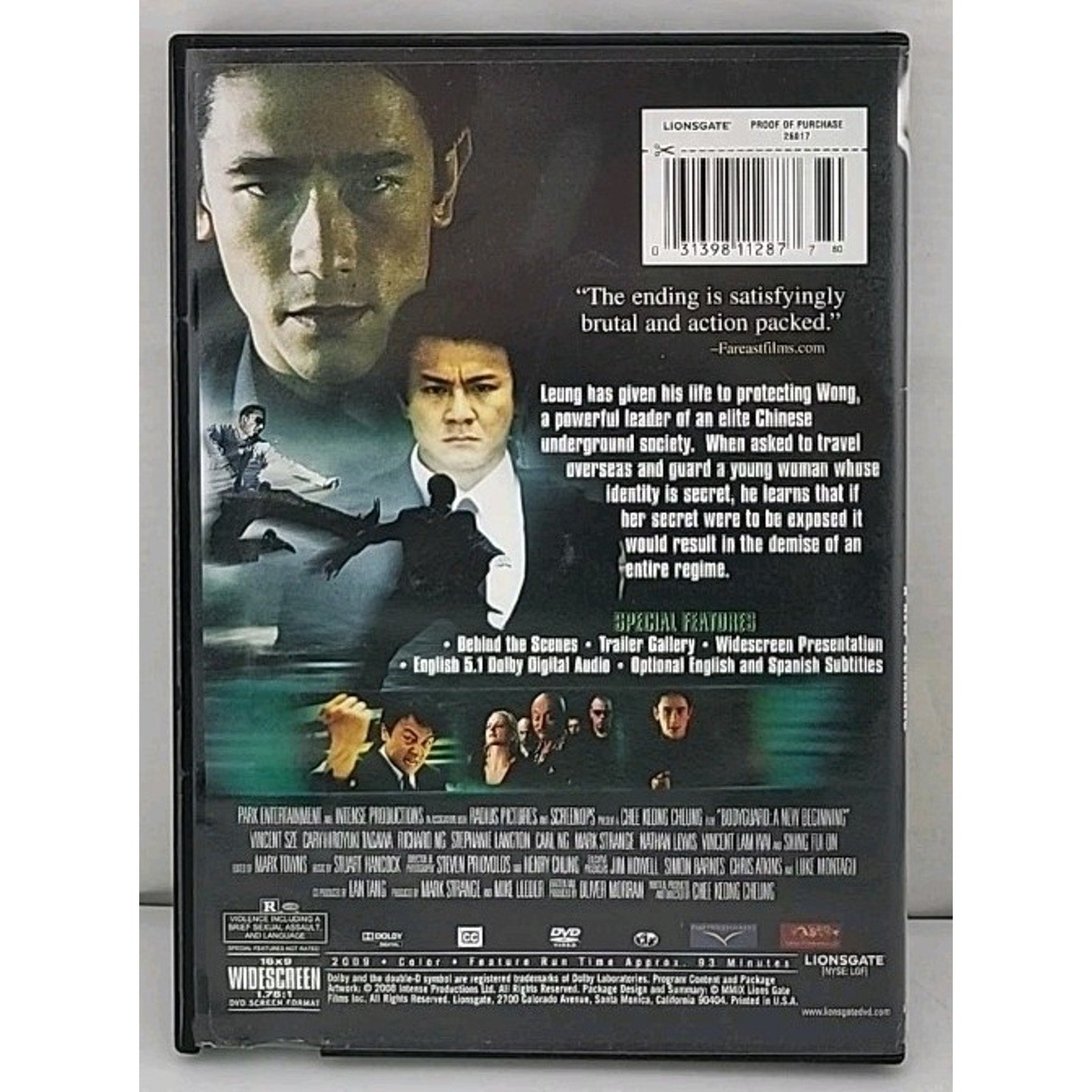 Bodyguard: a New Beginning (DVD, 2008)