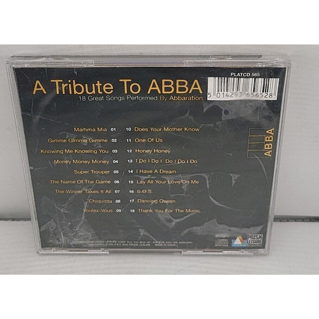A Tribute to Abba by Abbaration (CD, Jan-2000, Prism)