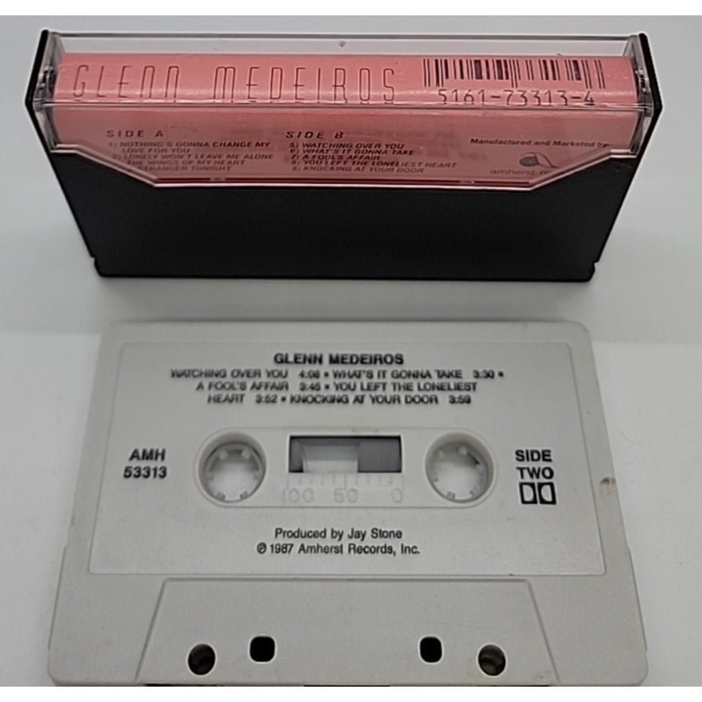 Glenn Medeiros Self Titled Debut Cassette 1987 Amherst Records Canada