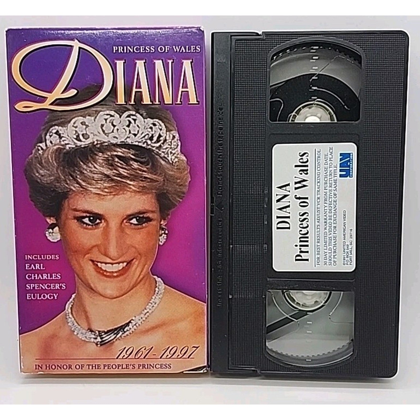 Diana, Princess of Wales/1961-1997/The Peoples Princess (VHS)