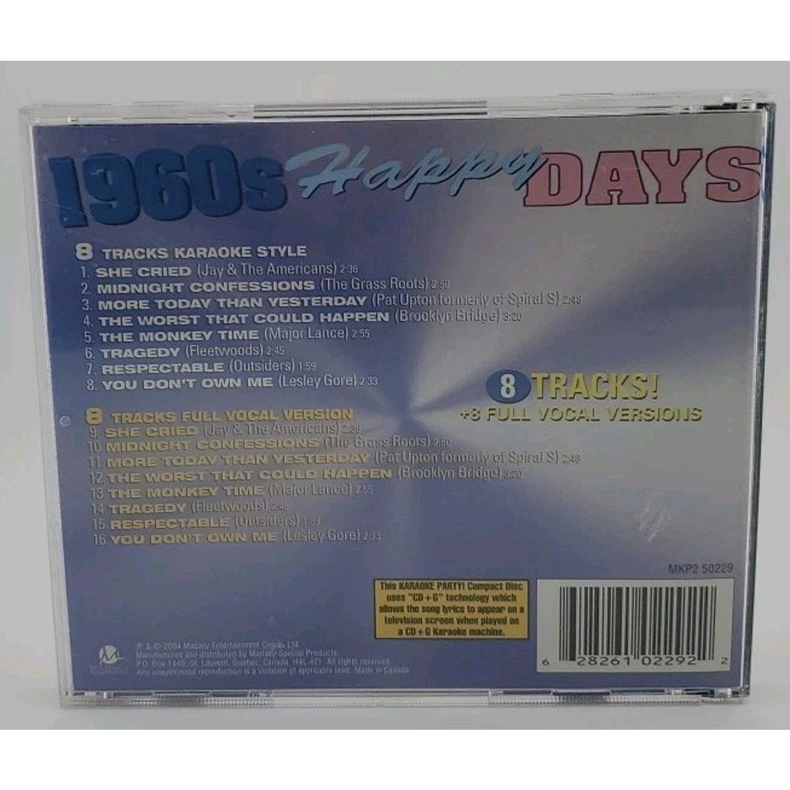 Karaoke Party - 1960s Happy Days (CD)