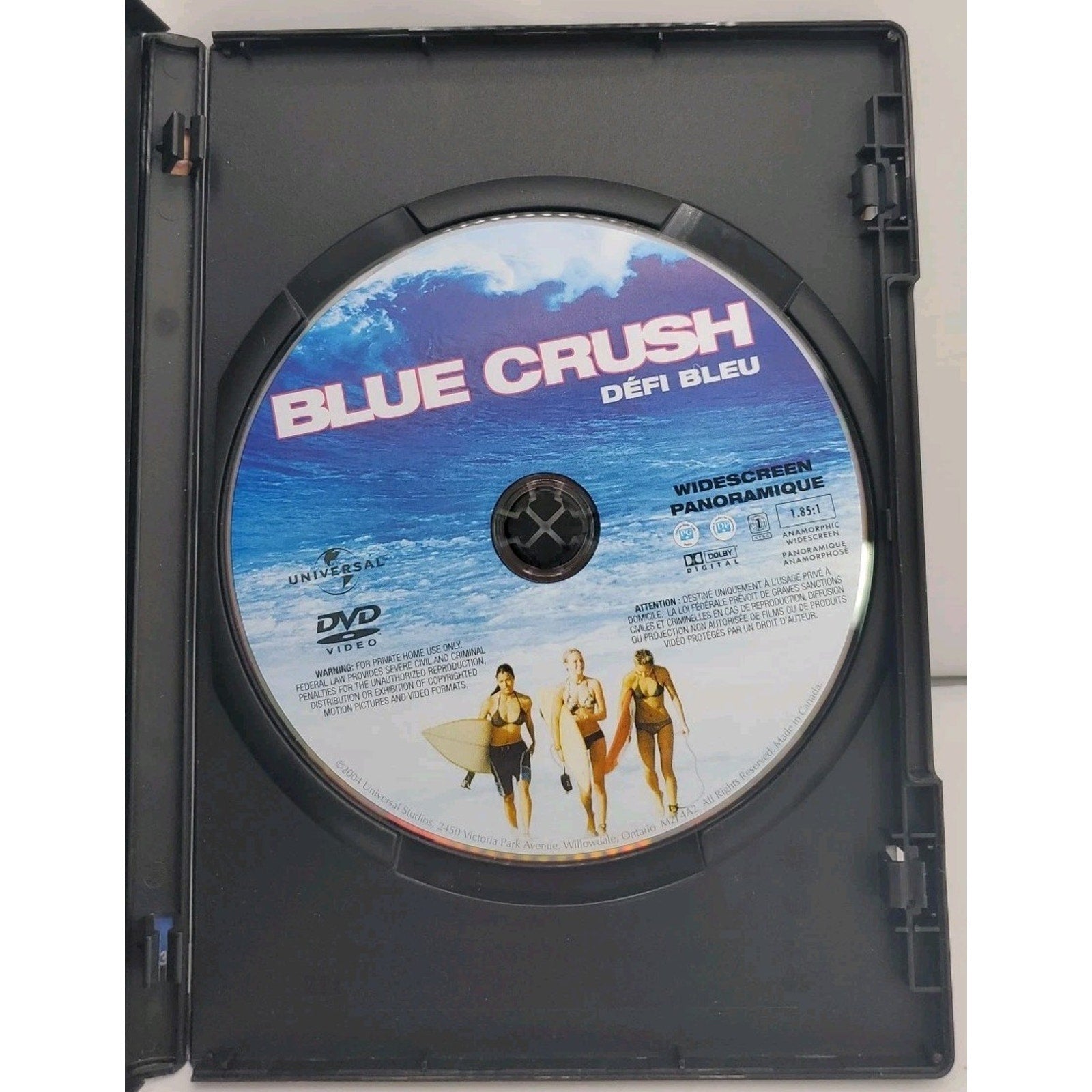 Blue Crush (Canadian DVD, 2002)
