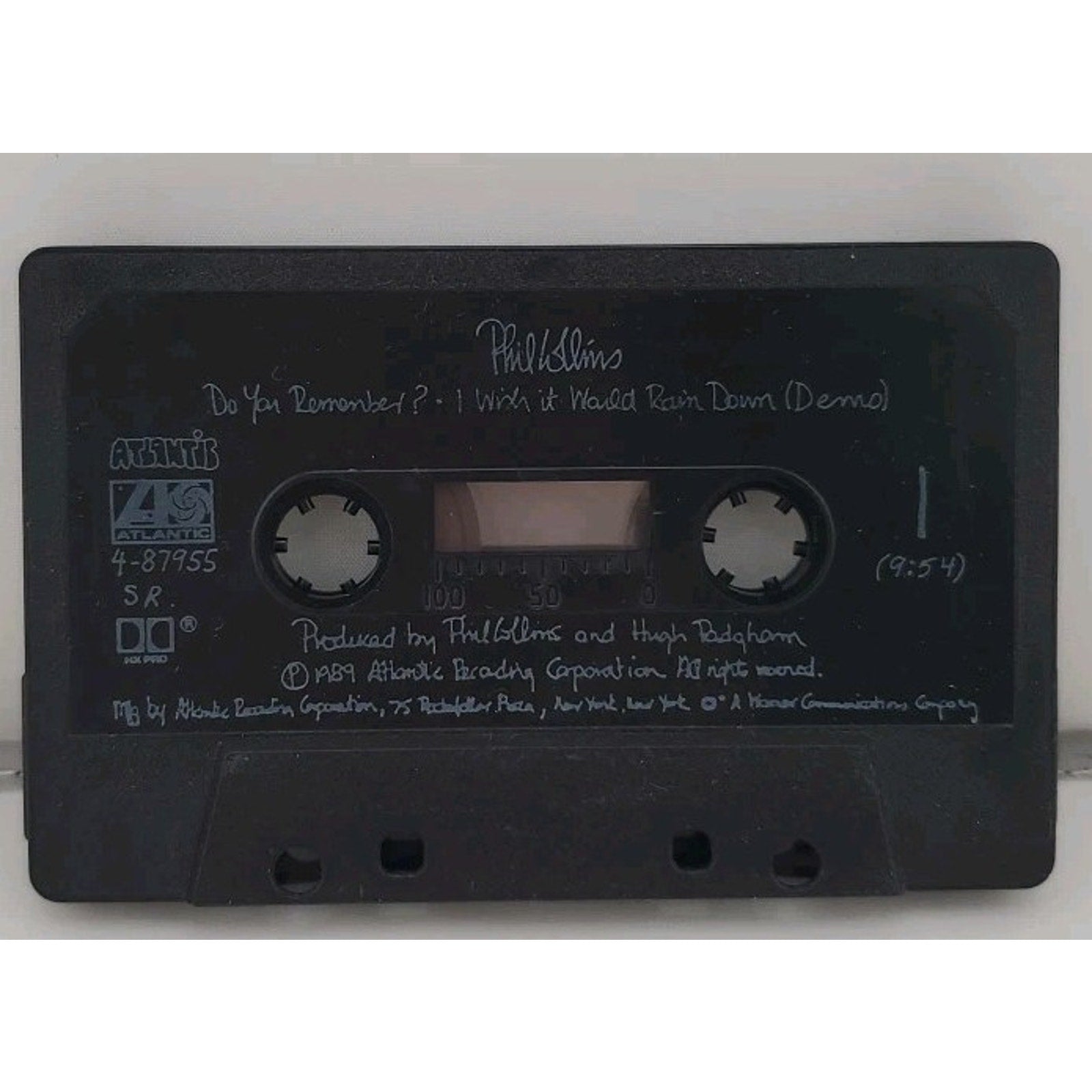 Phil Collins - Do You Remember? / I Wish It Would Rain Demo Cassette Single 1990