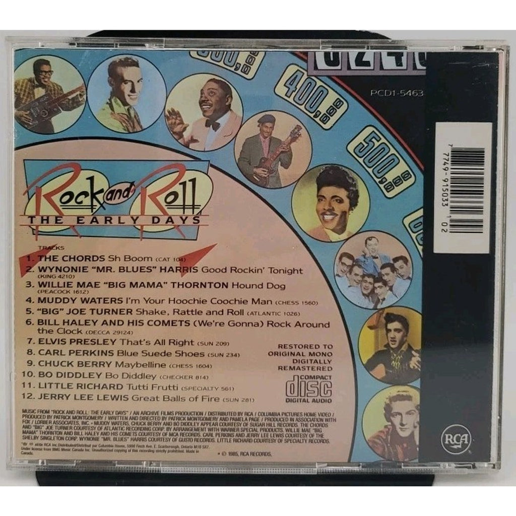 Rock and Roll: The Early Days by Various Artists (CD, 1985, RCA)