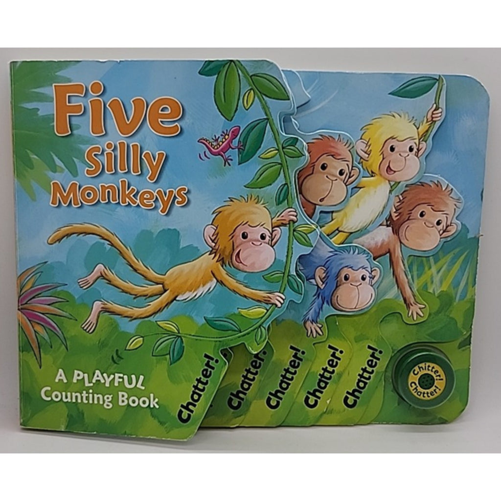 Five Silly Monkeys by Susie Brooks (2009, Children's Board Books)