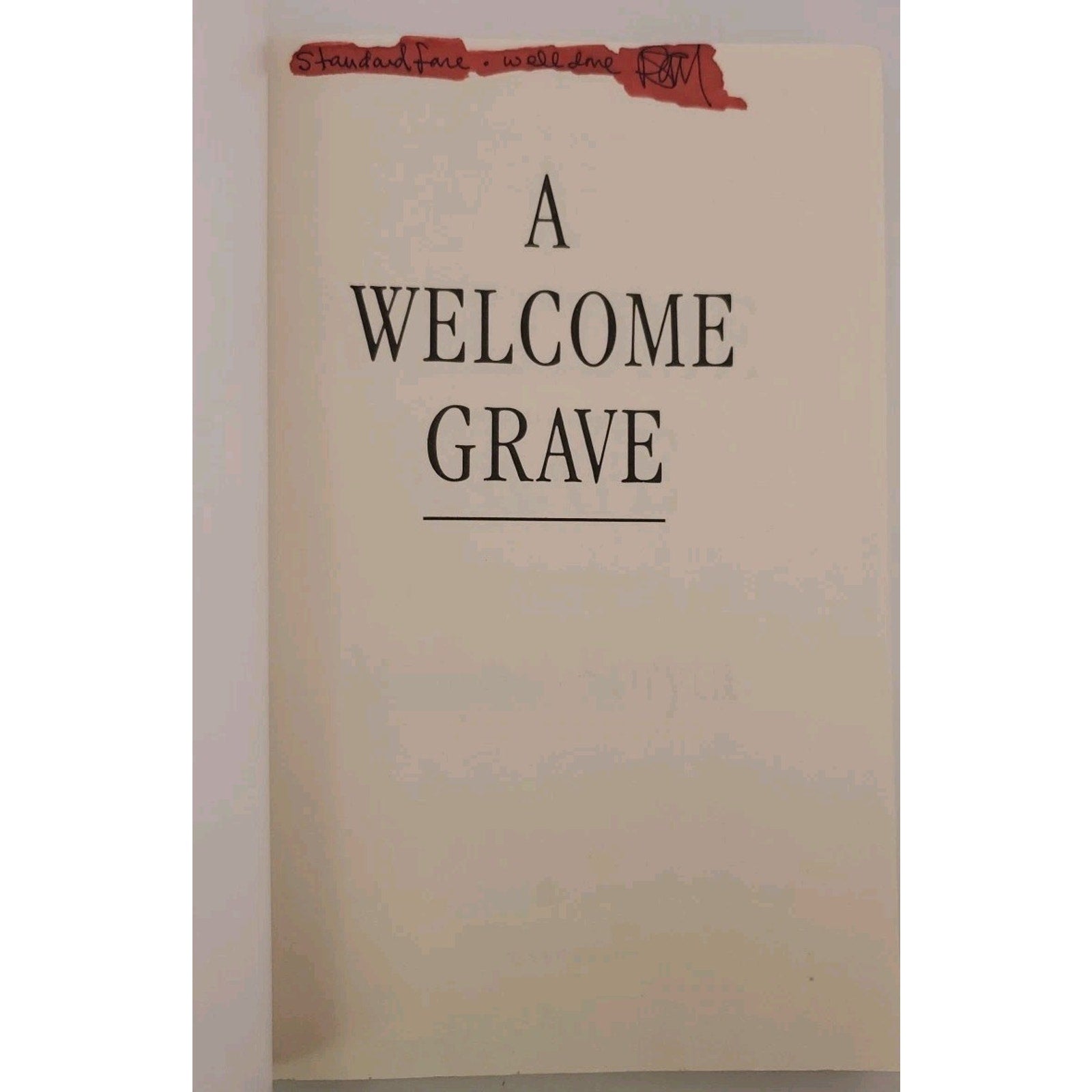 Welcome Grave by Michael Koryta (2007, Paperback)