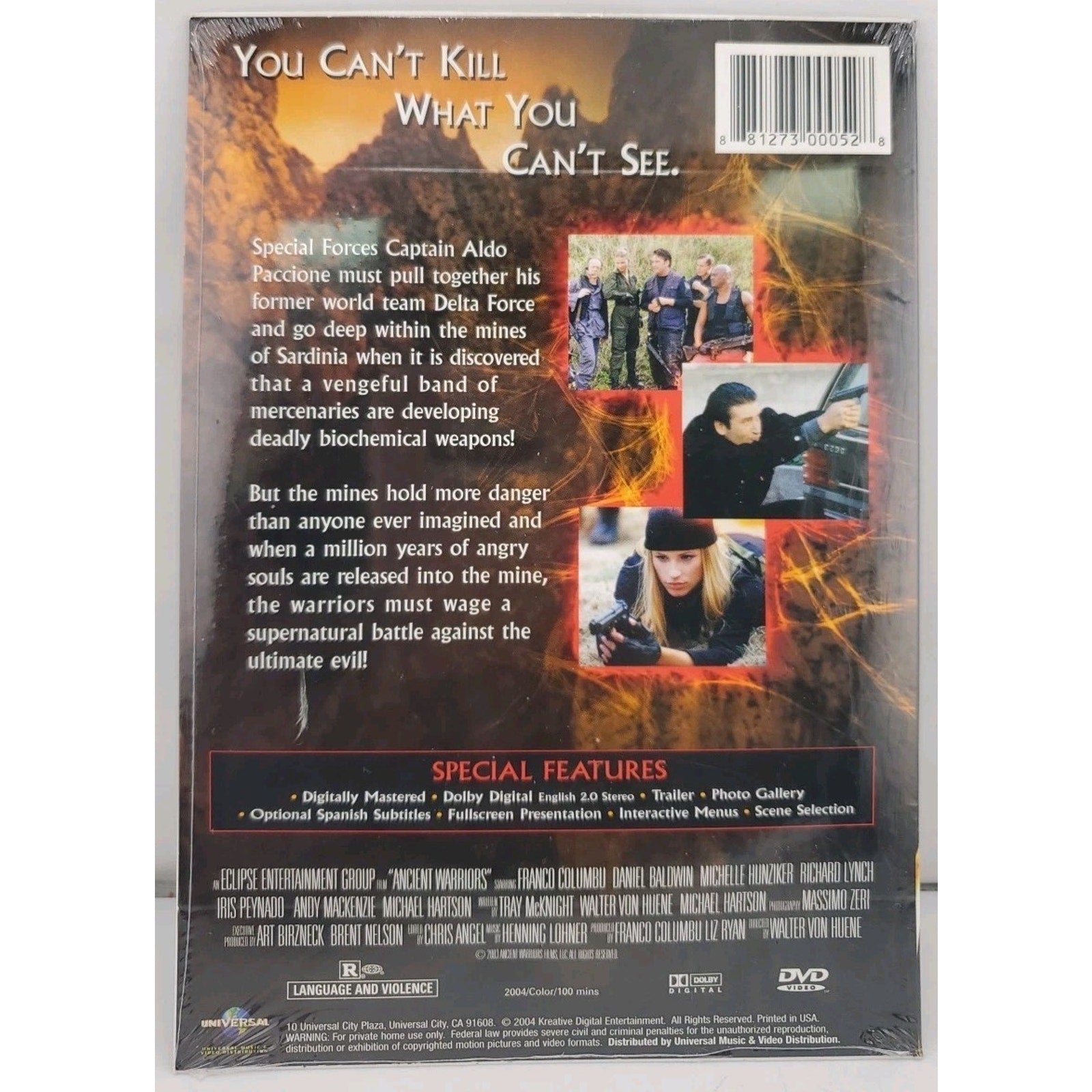 Ancient Warriors (DVD, 2004) *Brand New*