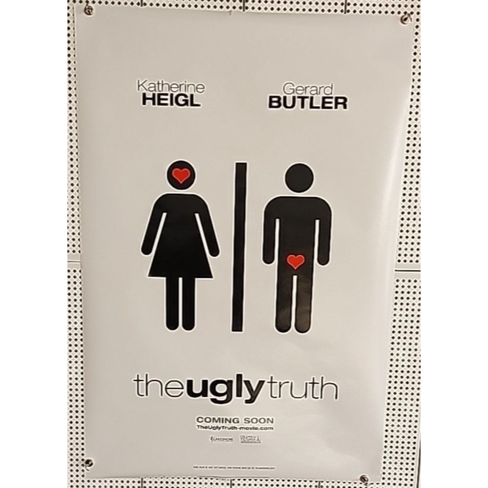 The Ugly Truth Original 27x40 D/S Movie Poster 2009