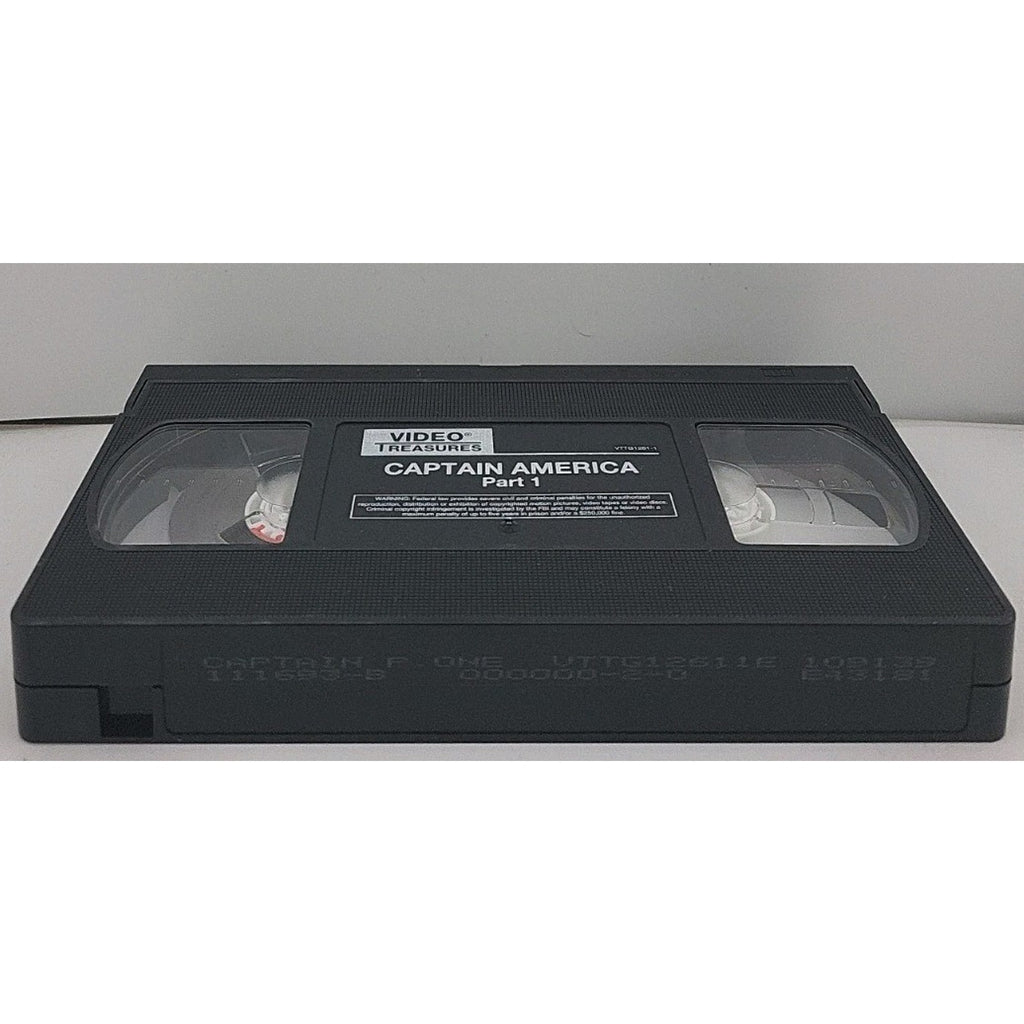 Captain America VHS Hollywood Matinee Serials 1944 Video Treasures