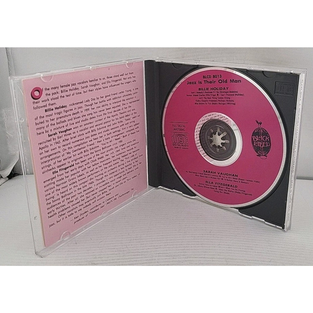 Jazz Is Their Old Man by Billie Holiday (CD, Apr-1995, Black Label (jazz &...