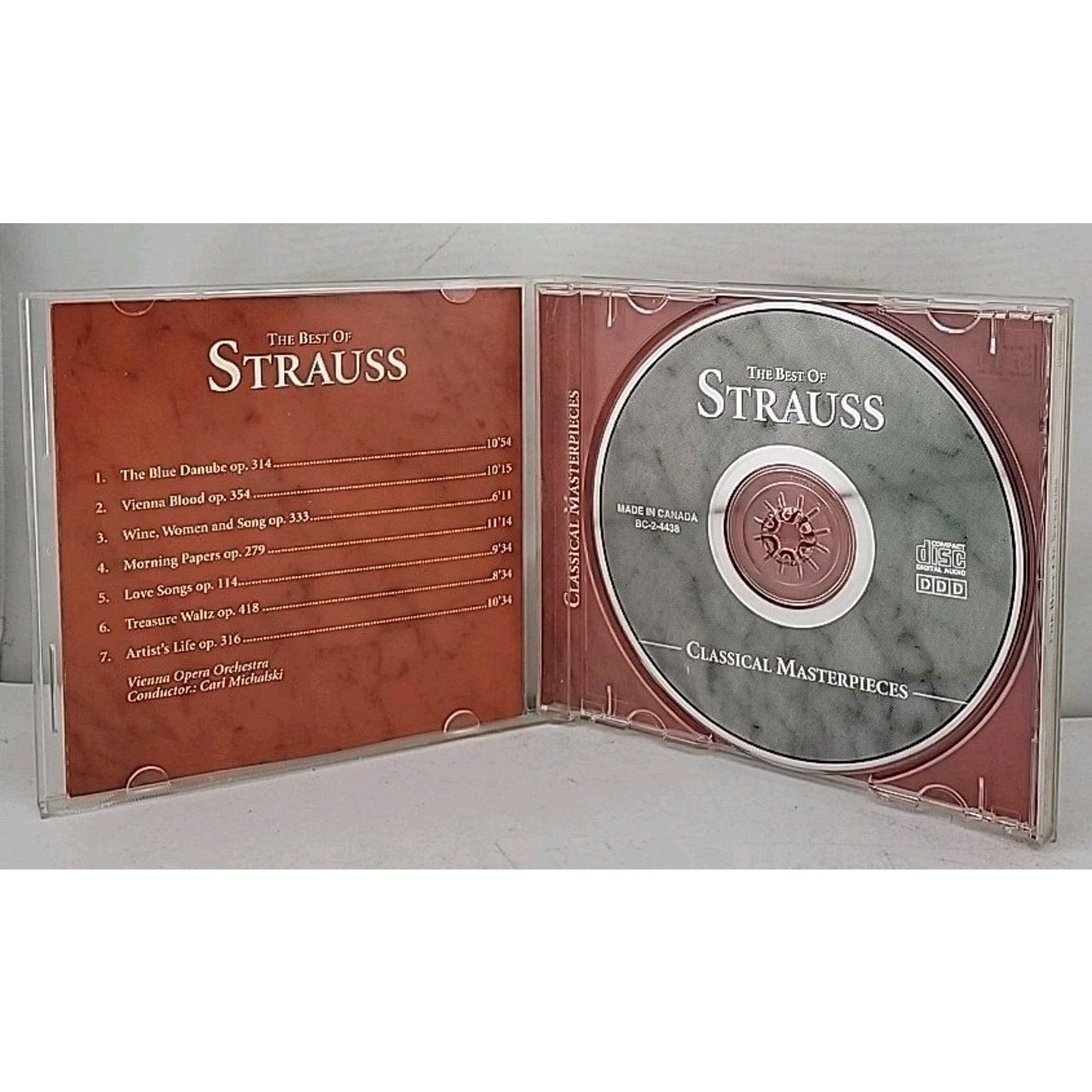 Strauss – The Best of Strauss Vol. 8 CD 1997 Classical Madacy Vienna Opera