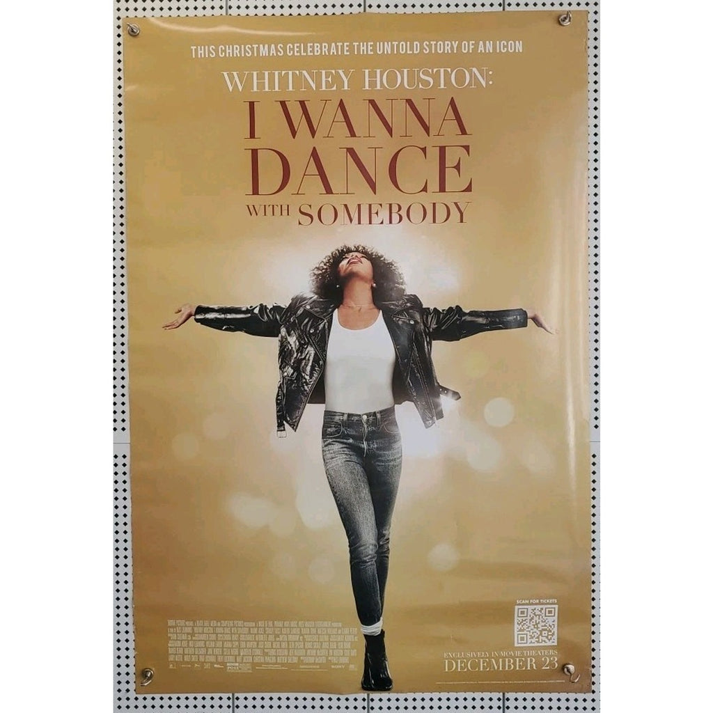 Whitney Houston: I Wanna Dance with Somebody 27" × 40" Movie Poster Official