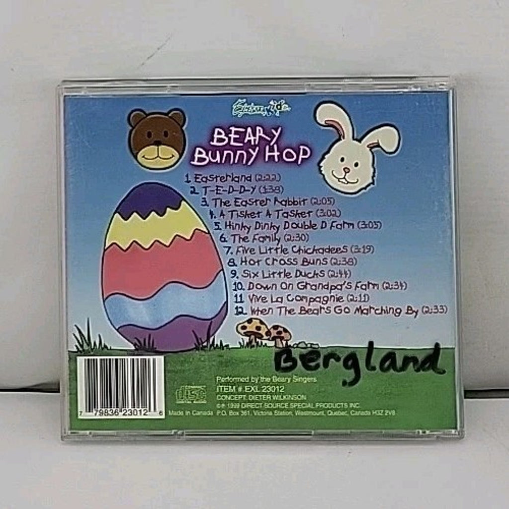 Beary Bunny Hop - Excelsior Kids CD