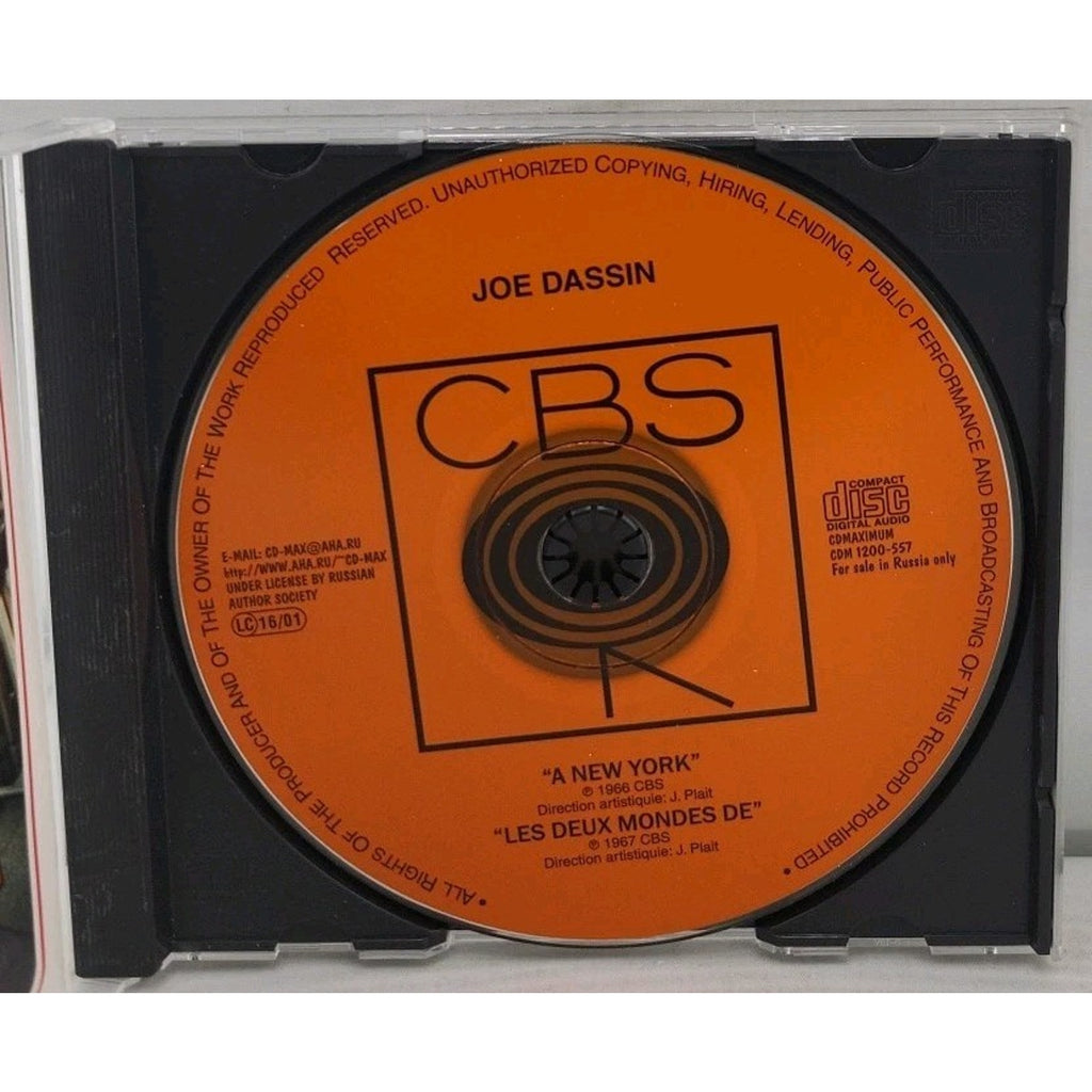 Joe Dassin A New York/Les Deux Mondes De CD
