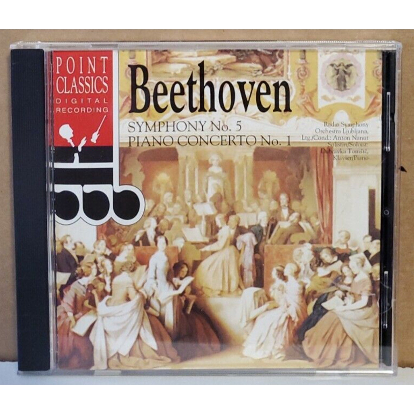 Beethoven: Symphony No. 5; Piano Concerto No. 1 (CD, Oct-1997, Point Classics)
