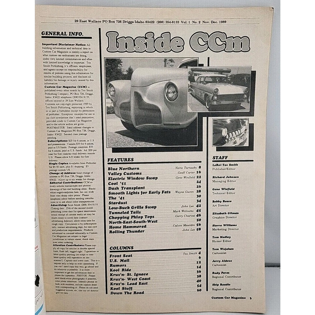 Custom Car Magazine Vol 1 No 2
