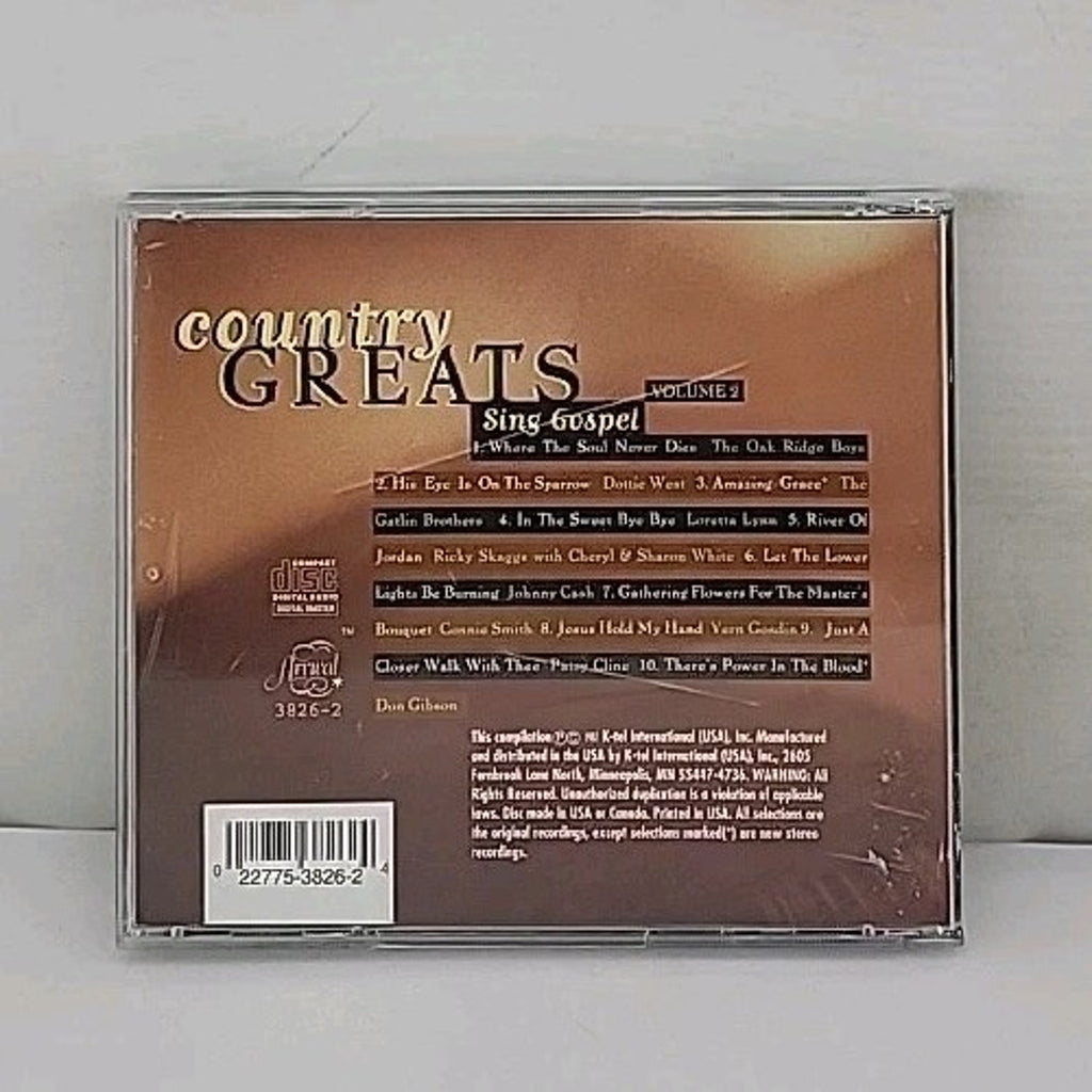 Country Greats Sing Gospel, Vol. 2 by Various Artists (CD, May-1997, Arrival)