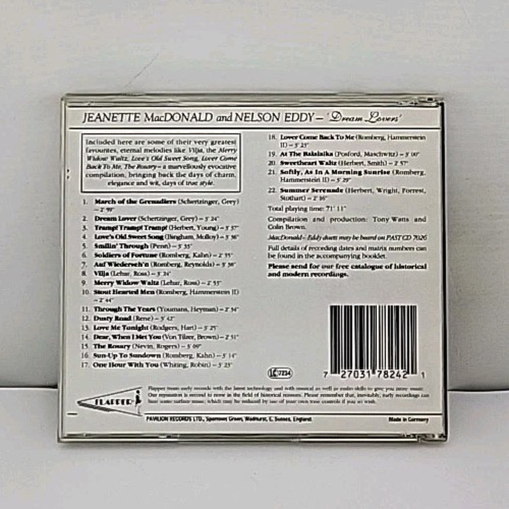 Dream Lovers by Macdonald, Jeanette / Eddy, Nelson (CD, 1998)