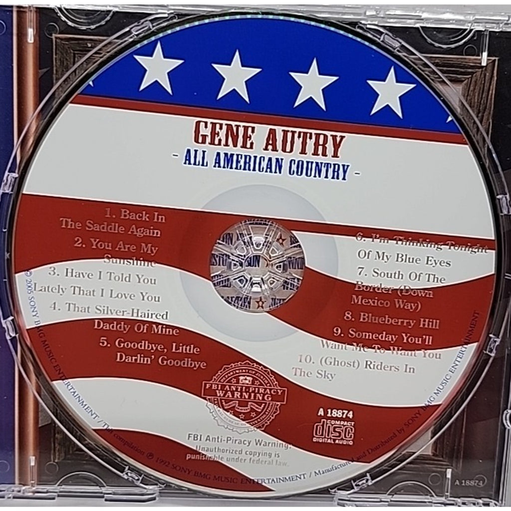 All American Country by Gene Autry (CD, 1995)