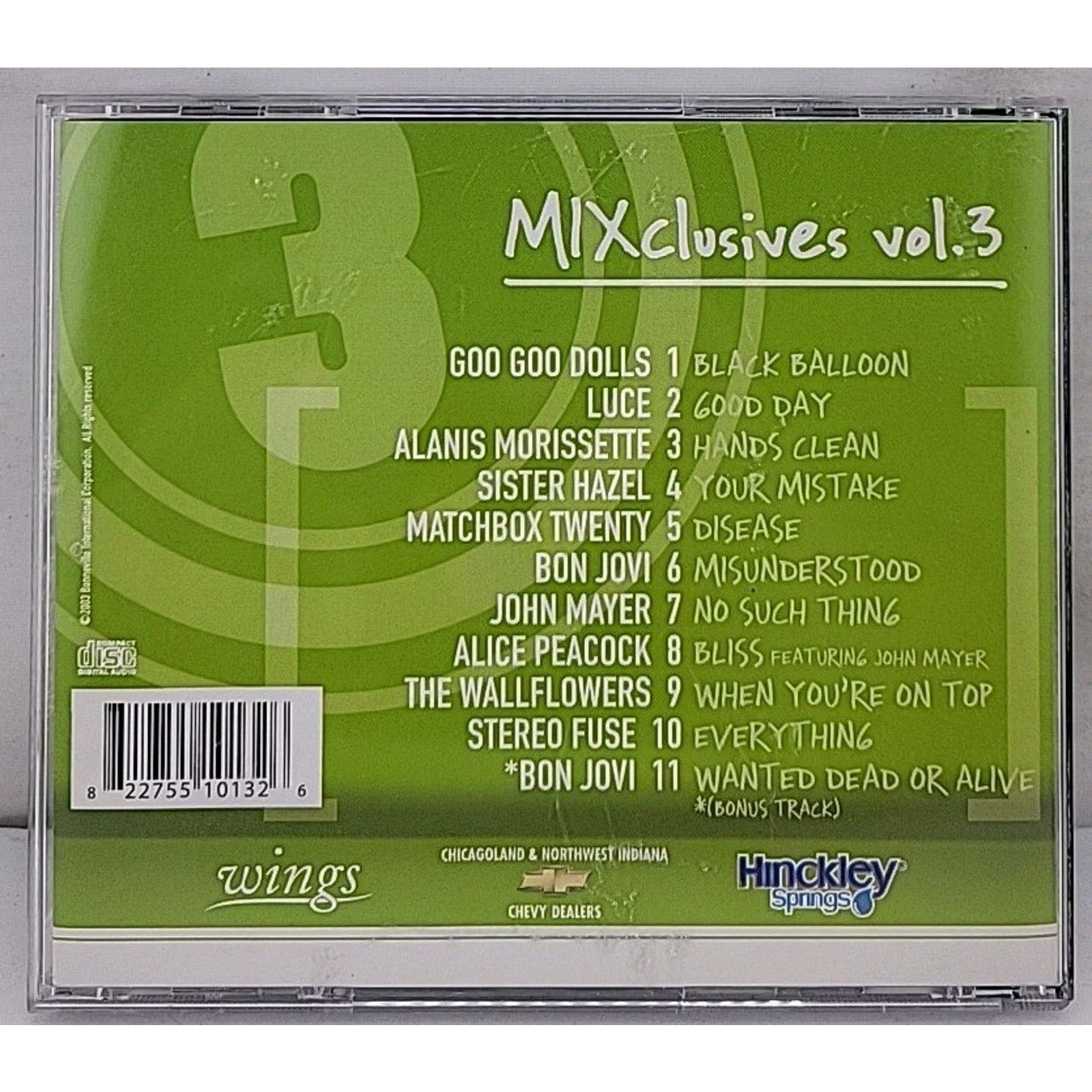 101.9 Fm the Mix Mixclusives Vol.3 CD Compilation
