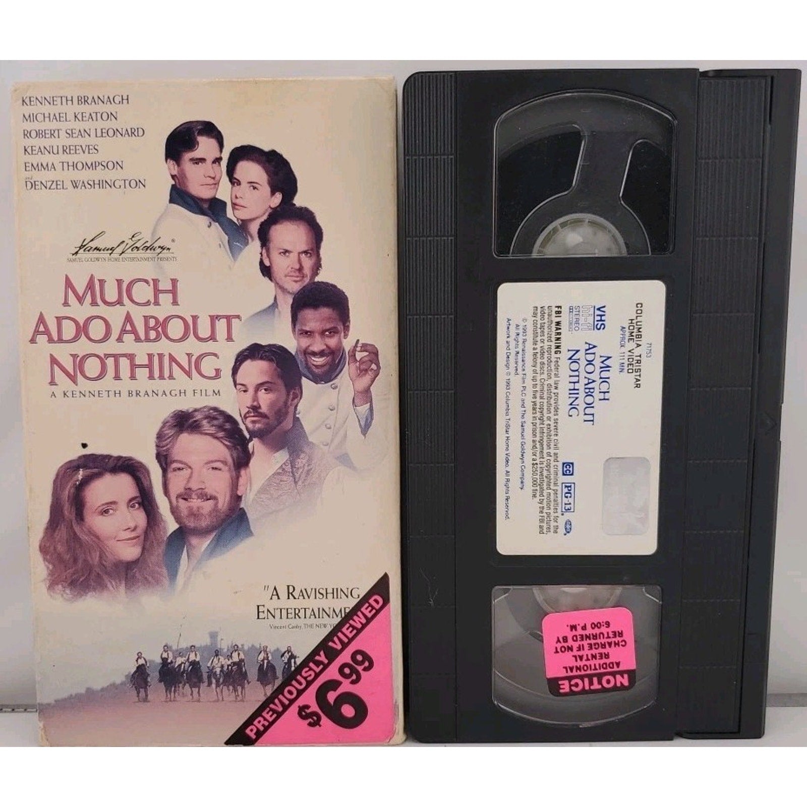 Much Ado About Nothing (VHS, 1994, Closed Captioned)