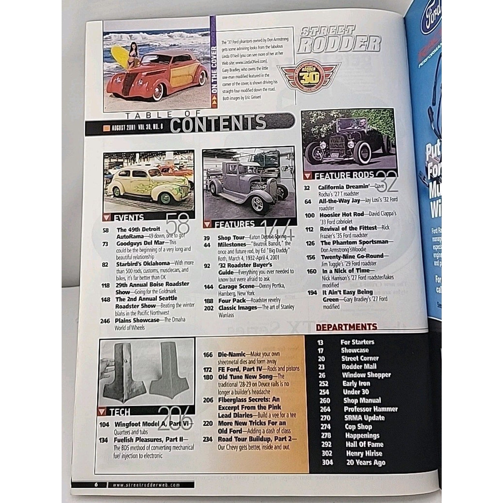 Street Rodder Magazine - August 2001 - Vol. 30 No. 8