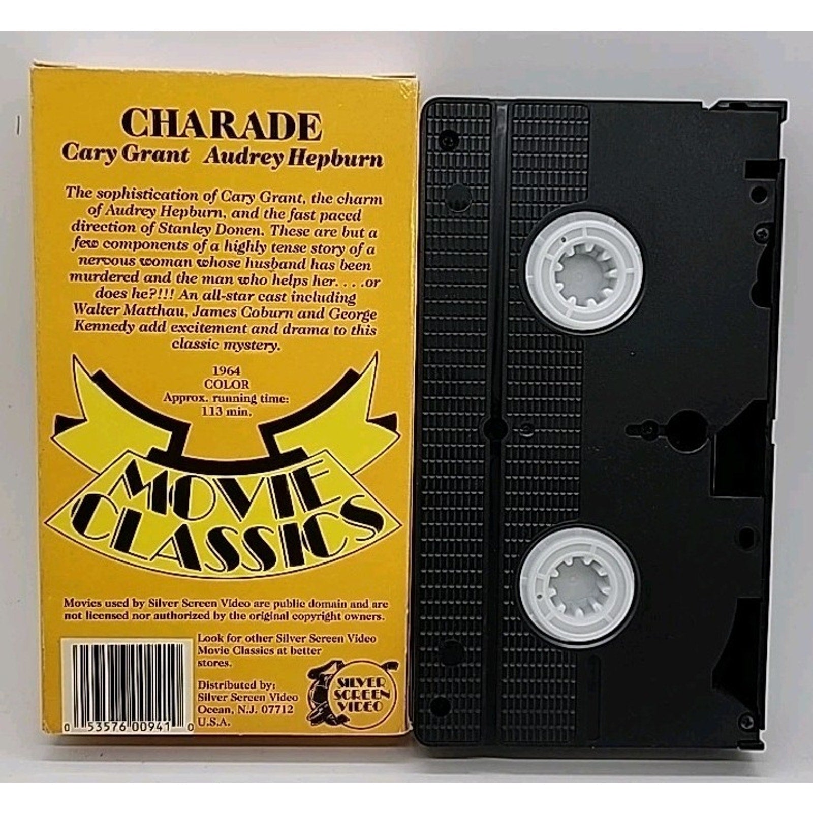 Charade (VHS,1964) Slip Sleeve