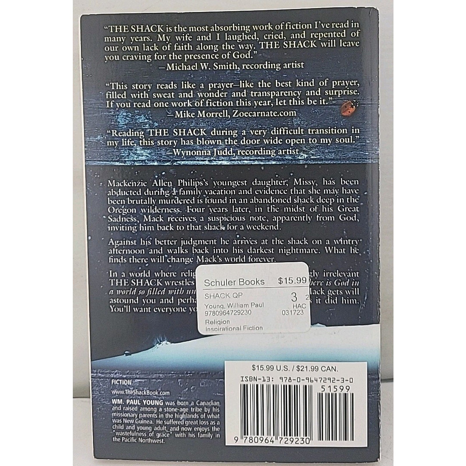 Shack by William P. Young (2008, Trade Paperback)