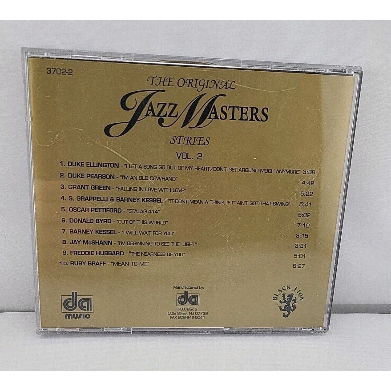 The Original Jazz Masters Series Volume 2 CD - Various Artists