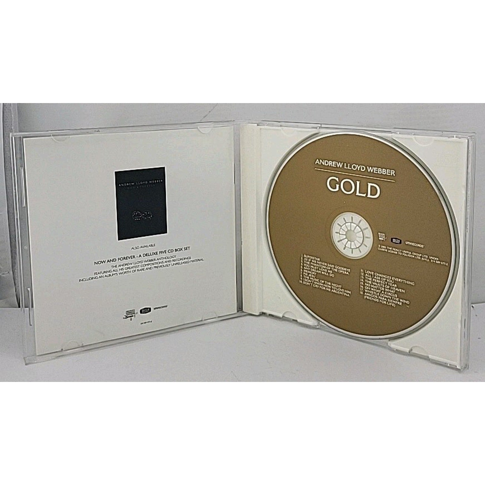 Gold: the Definitive Hits Collection by Andrew Lloyd Webber (CD, 2002)